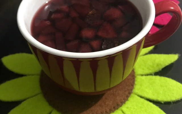 Vinho quente com especiarias