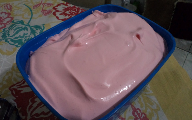 Sorvete caseiro muito cremoso