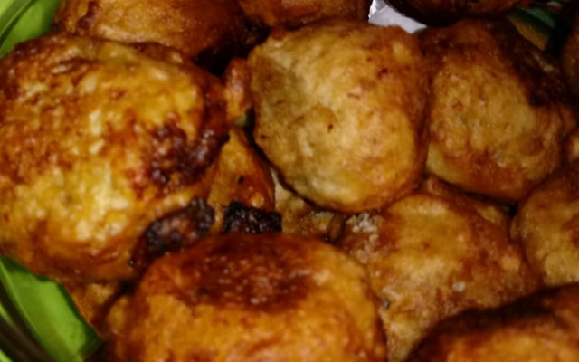 Bolinho de chuva com banana sem ovo