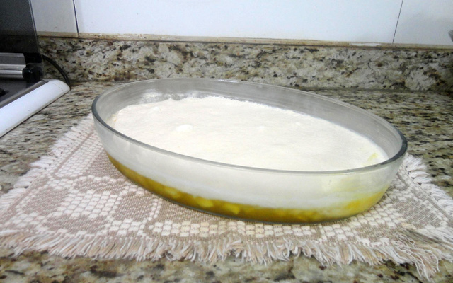 Torta gelada de abacaxi da Dinda