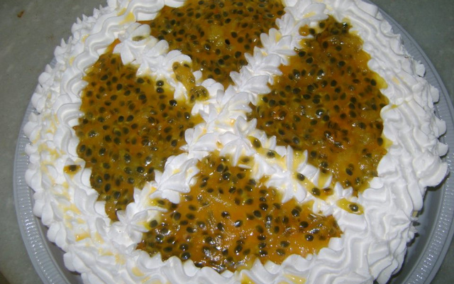 Torta mousse de maracujá