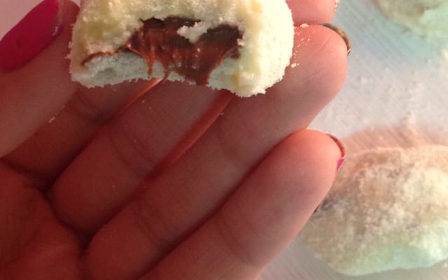 Brigadeiro de leite em pó com creme de avelã