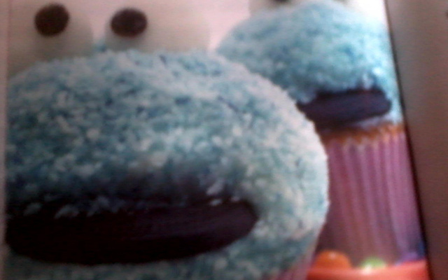 Cupcake de coco ralado