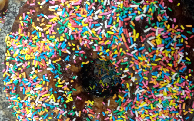 Bolo mesclado de liquidificador