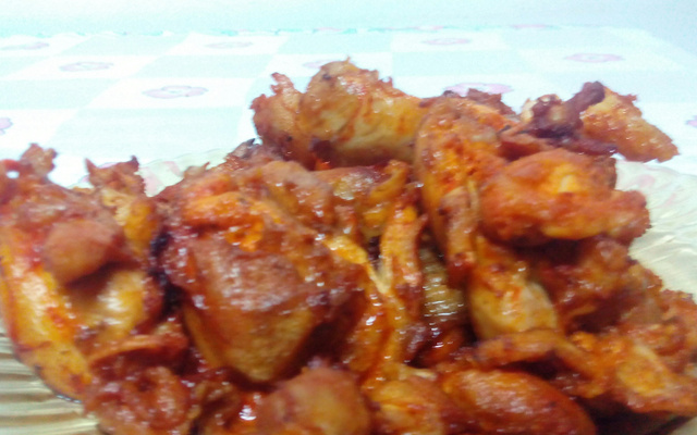 Coxa e sobrecoxa frita à la Bruna