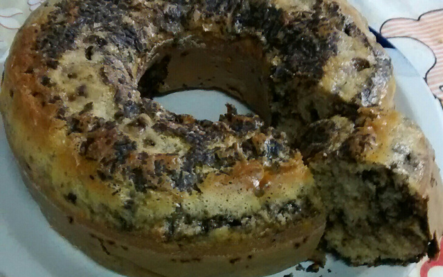 Bolo formigueiro simples (de liquidificador)