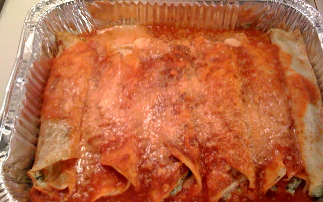 Panqueca de frango com milho