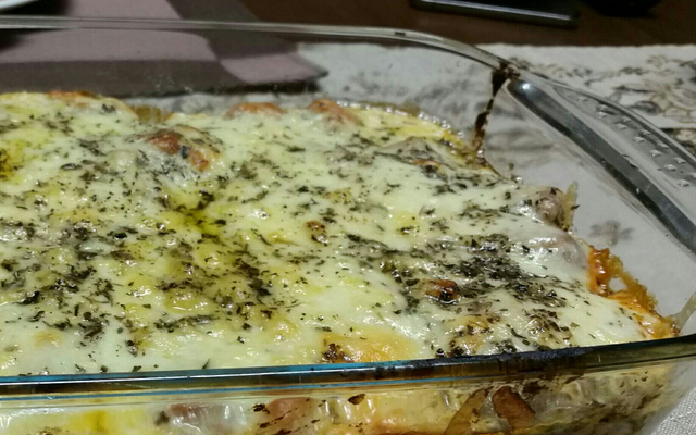 Camarão à parmegiana