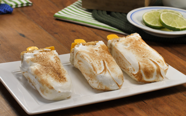 Torta de limão no palito