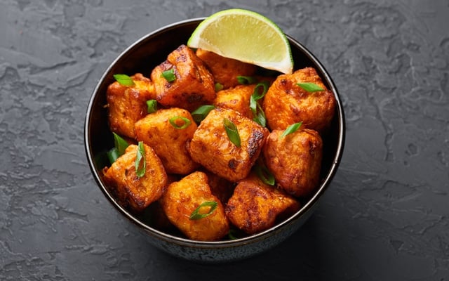 Queijo coalho a milanesa