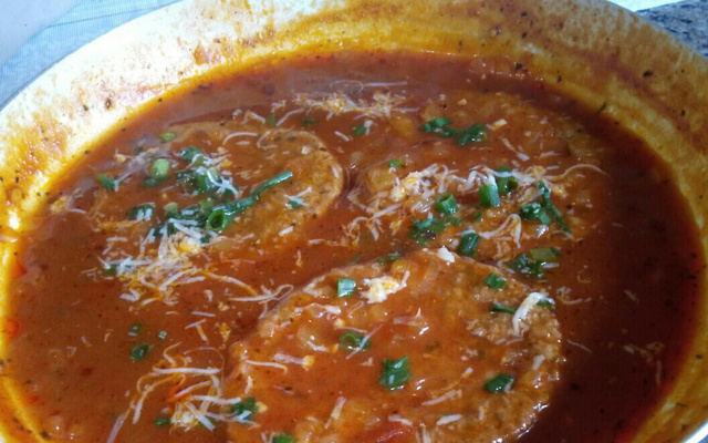 Hambúrguer no molho da Li