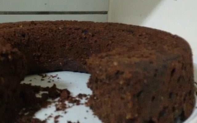 Bolo integral de cacau (sem leite)