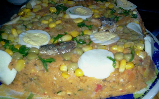 Cuscuz paulista de sardinha