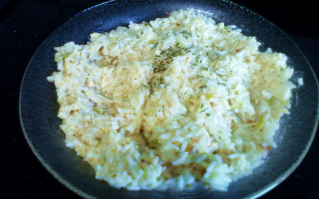 Rioto cremoso com frango