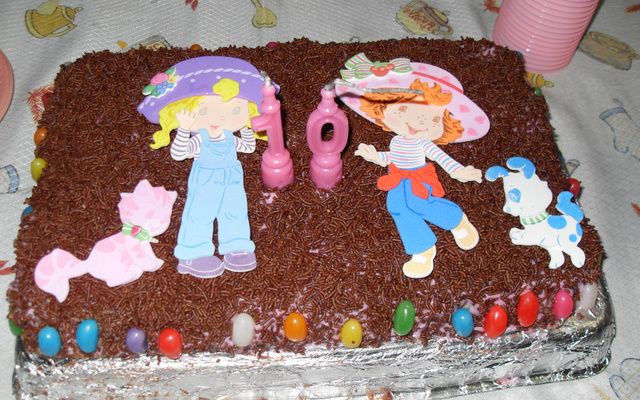 Bolo com doce de leite