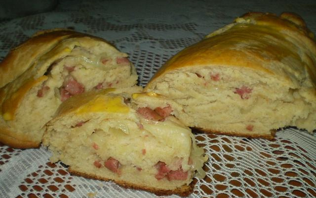 Pão com cebola