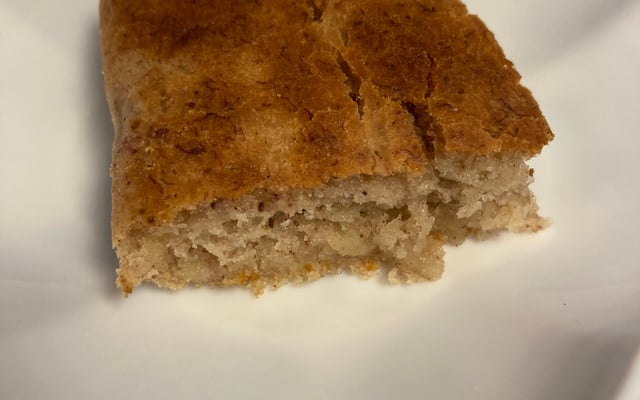 Bolo de banana vegano