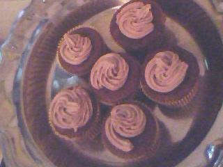 Cupcake de Chocolate com Creme amanteigado de Chocolate