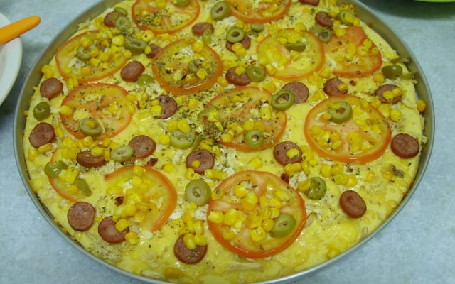 Pizza de liquidificador