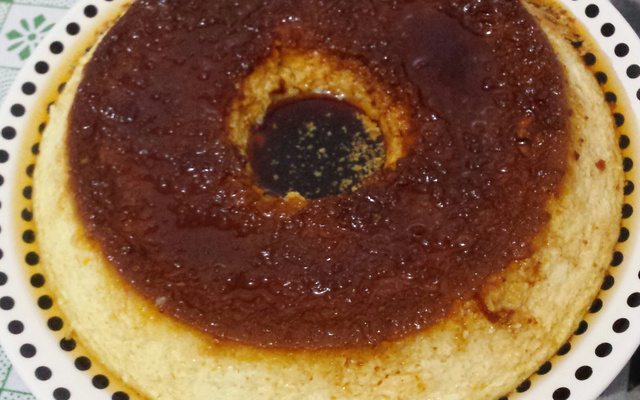 Pudim  de  milho verde