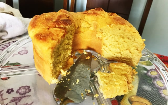 Bolo diet de laranja