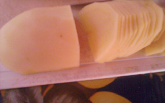 Batata palha no forno