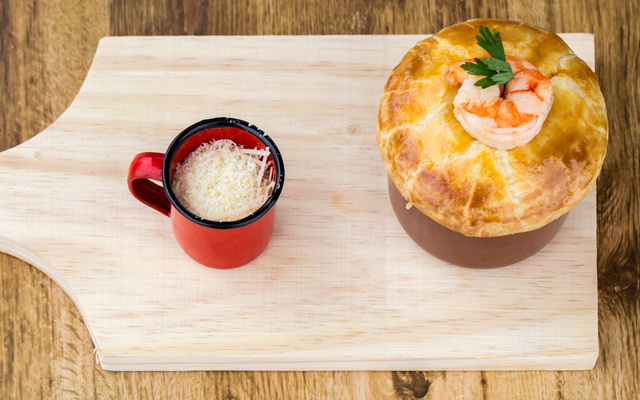 Empadão de camarão