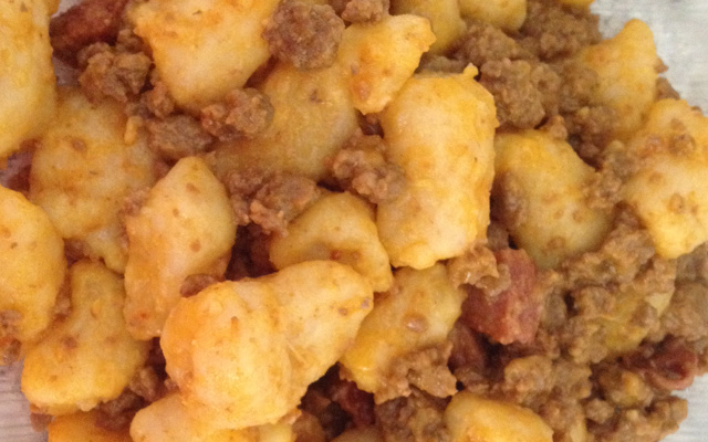 Nhoque de aipim (mandioca ou macaxeira)