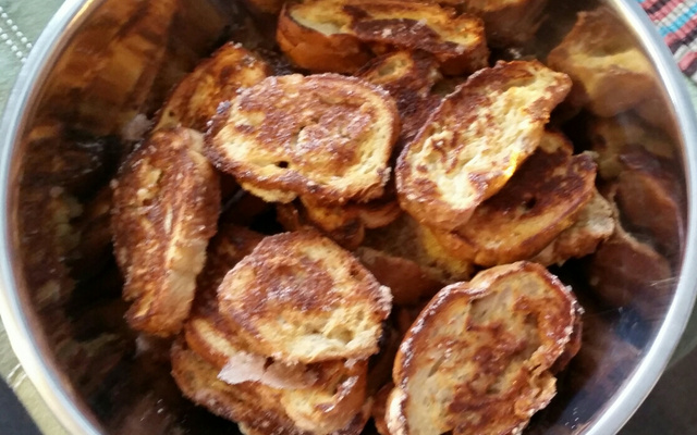 Rabanada no forno deliciosa