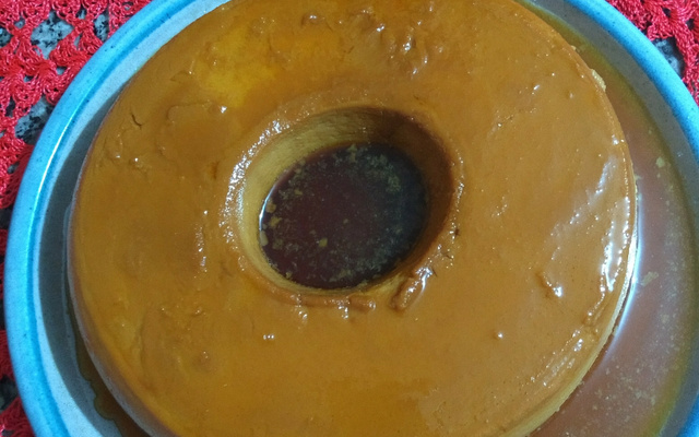Pudim de doce de leite