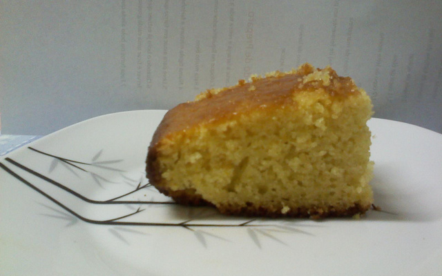 Bolo de laranja molhadinho