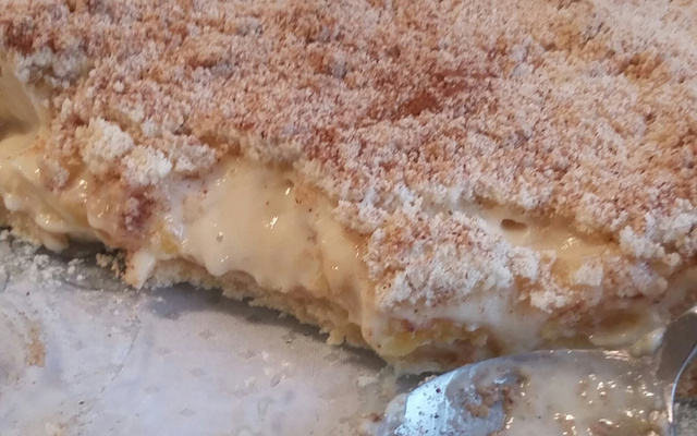 Bolo farofa de banana