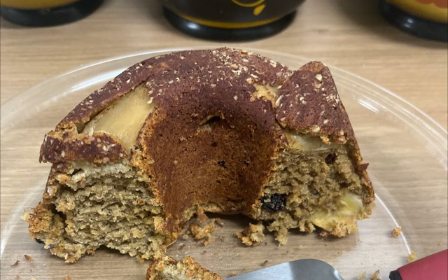 Bolo de banana e aveia da Vivi