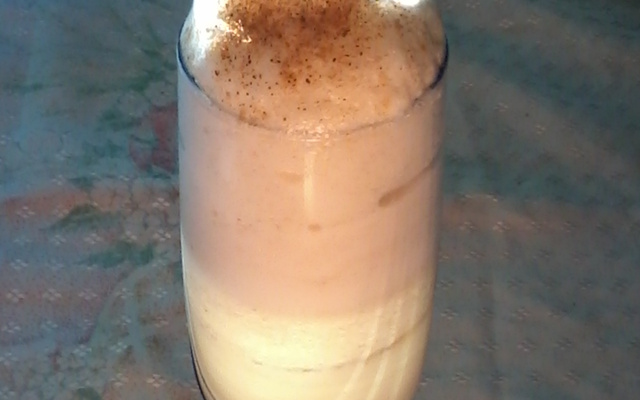 Vitamina de maçã com canela