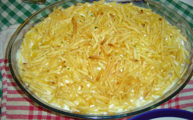 Fricassê saboroso de frango