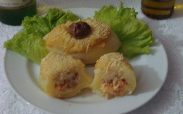 Escondidinho na batata