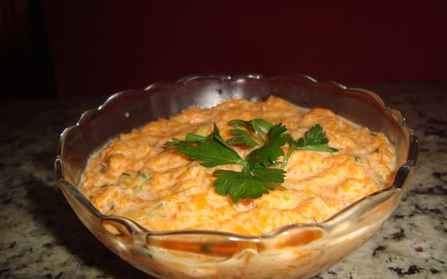 Purê de abóbora cabotiá