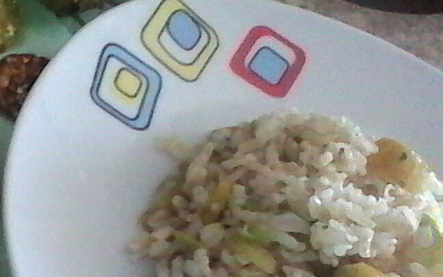 Arroz com jiló