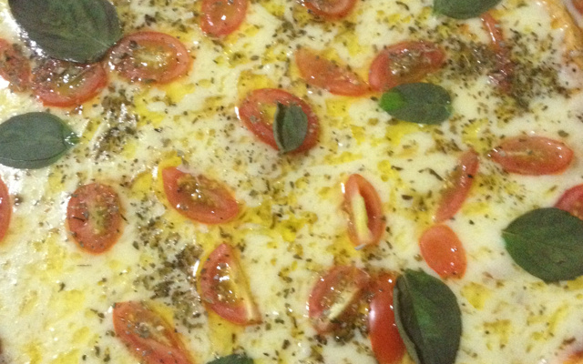 Massa de pizza liquidificador