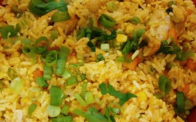 Galinhada rápida na panela de pressão