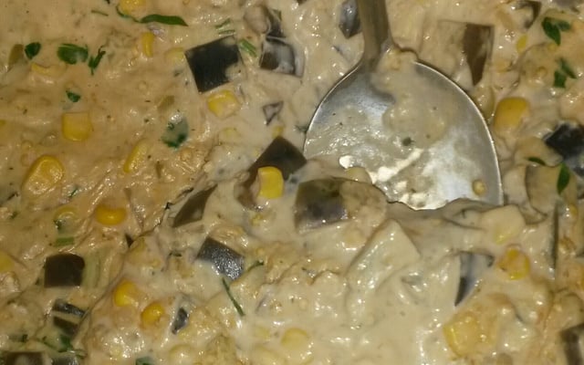 Strogonoff de berinjela