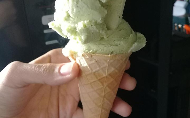 Sorvete de pistache da Adri