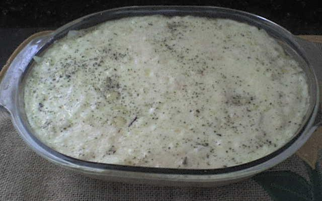 Torta cremosa salgada