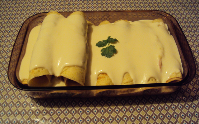 Panqueca de Presunto e Queijo