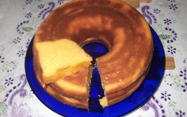 Bolo de milho de liquidificador
