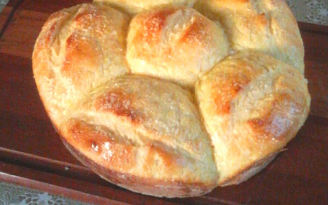 Pão doce de Mandioquinha