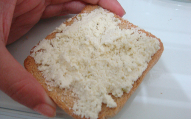 Patê rápido de queijo coalho