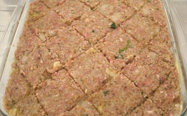 Quibe assado recheado