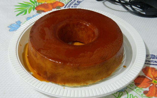 Pudim de pão amanhecido