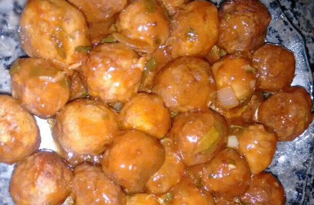 Almôndegas de frango